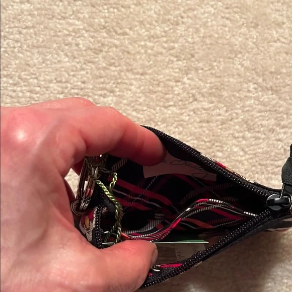 Vera Bradley Black Floral Wallet - Picture 3 of 4